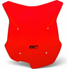 GP Kompozit BMW F 900 GS ADV 2024-2026 Uyumlu Ön Cam Kırmızı - 45 cm