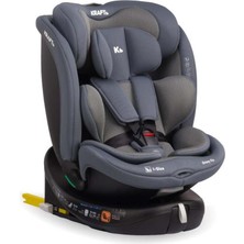 Kraft Grovy Fix I-Size 40-150 cm (0-36 Kg) Oto Koltuğu Gri