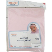 Bebefox 068 70X135 Lastikli Çarşaf Pembe  /