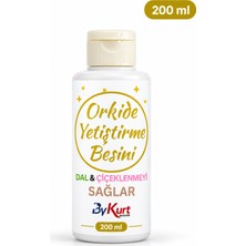 ByKurt Orkide Yetiştirme Besini Dal Çiçeklenme Ve Kök Gelişim Desteği 200 ml