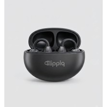 Clippiq Klips Tasarımlı Açık Kulak Bluetooth 5.3 Kablosuz Kulaklık Enc Mikrofonlu