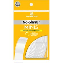 Walker Tape No-Shine Mini's Protez Saç Bandı Oval 3/4" x 3" (2,0cm x 7.5cm) 72 Adet