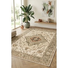Decomia Home Dijital Kaymaz Yıkanabilir Vintage Salon Halısı Mutfak Halısı Koridor Halısı