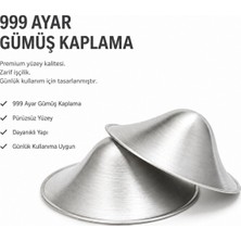 Gümüş Kaplama Göğüs Ucu Koruyucu Kapak