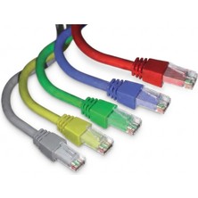 Leviton  Gigaplus CAT5E U/utp Patch Kablo 24 Awg 3p Onaylı - 3 Metre Gri