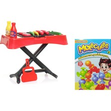 Bengi Store Kutulu Eğitici Eğlence Seti 25 Parça Vakumlu Moleküller ve Ayaklı Oyuncak Mangal Barbekü