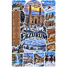 Bsb Erzurum Ili Sticker Telefon Laptop Notebook Tablet Defter Matara Stiker Etiket Çıkartma ST2729