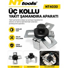 Nttools NT4030 Üç Kollu Yakıt Şamandıra Aparatı | Yakıt Deposu Şamandıra Sökme Takma Anahtarı