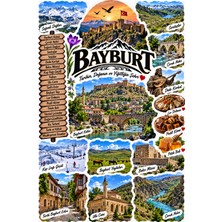 Bsb Bayburt Ili Sticker Telefon Laptop Notebook Tablet Defter Matara Stiker Etiket Çıkartma ST2714