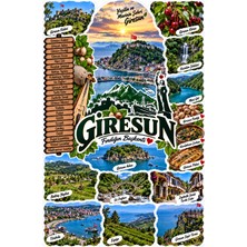 Bsb Giresun Ili Sticker Telefon Laptop Notebook Tablet Defter Matara Stiker Etiket Çıkartma ST2732