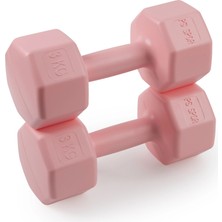 Psspor 2 Adet 3kg Pembe Renk Dambıl Seti ( 2 Adet 3kg Gönderim Yapılmaktadır)