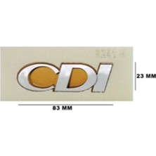 Gkl TW5111506 Mercedes Yazı Cdı (Krom Mercedes 23-83 mm 2004-2011) 346276