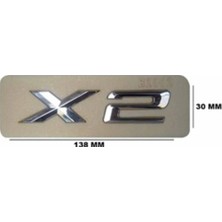 Gkl TW0710185 Bmw Yazı X2 (Krom Bmw Küçük) 344274
