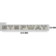 Gkl TW1610012 Dacıa Yazı Stepway Şablonlu Sağ Ön Kapı 347702