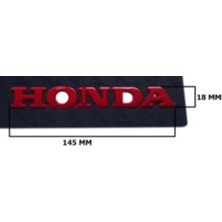 Gkl TW3110055 Honda Yazı Honda Kırmızı 347999
