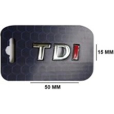 Gkl TW8310155 Volkswagen Yazı Tdı 15-50 mm Tek Kırmızı 347272
