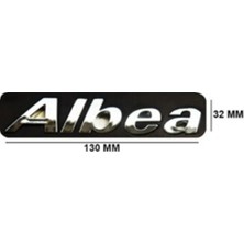 Gkl TW2610043 Fıat Yazı Albea Krom 347777