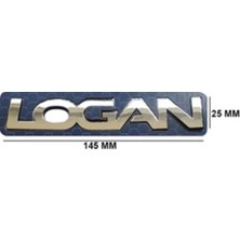 Gkl TW1610017 Dacıa Yazı Logan Krom 25-145 mm 347707