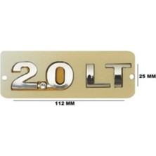 Gkl TW8310105 Volkswagen Yazı 2.0 Lt 25-112 mm Krom 347222