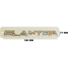 Gkl TW3310019 Hyundaı Yazı Elantra Krom (Hyundaı Elentra) 348025