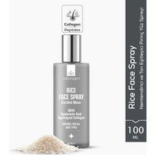 Naturagen Pirinç Özlü Yüz Spreyi 100 ml | Aydınlatıcı, Ton Eşitleyici | Hyaluronik Asit, Niasinamid, Panthenol