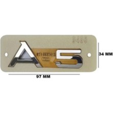 Gkl TW0510088 Audı Yazı A5 34-97 mm Krom 343821