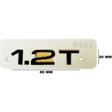 Gkl TW0510010 Audı Yazı 1.2t 20-80 mm Siyah 343743