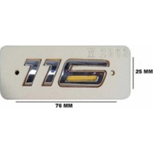 Gkl TW5111476 Mercedes Yazı 116 (Krom 25-76 mm Bmw) 346246