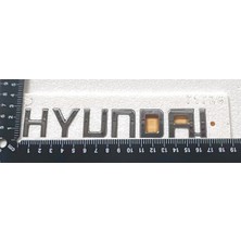 Gkl TW3310045 Hyundaı Yazı Hyundaı 25*155 mm Krom 348051