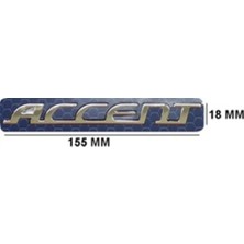 Gkl TW3310023 Hyundaı Yazı Accent Krom 2006-2010 348029