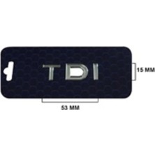 Gkl TW8310151 Volkswagen Yazı Tdı 15-53 mm Krom 347268