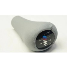 Gkl 25117503231GRİ Bmw Vites Topuzu Bmw M Power 5 Vites E30/34/36/39/46/60/62/90/92 Gri Deri 299812