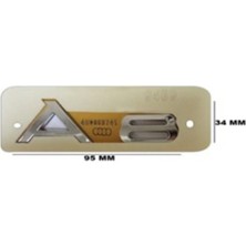 Gkl TW0510099 Audı Yazı A8 34-95 mm Krom 343832