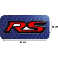 Gkl TW3110043 Honda Yazı Rs (Siyah Çerçeve Kırmızı Zemin) 347987
