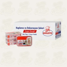 Ovalette Şeker Hamuru 1 kg Turuncu