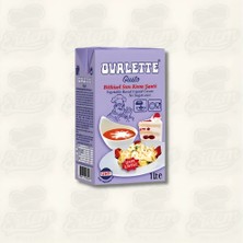 Ovalette Gusto Şekersiz Bitkisel Sıvı Krema (Şanti) - 1 Lt