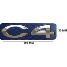 Gkl TW1510013 Cıtroen Yazı C4 (Krom Cıtroen 30-108 Mm) 347648
