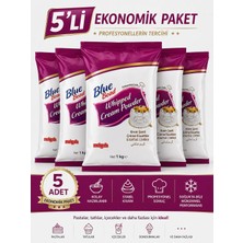 Blue Bead Toz Krem Şanti - 1 kg 5’li Paket