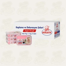 Ovalette Şeker Hamuru 1 kg Pembe