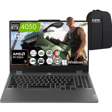 Lenovo Loq 15ARP9 Ryzen 7 7435HS RTX4050 64GB Ram 4tb SSD 15.6" Fhd IPS 144Hz W11 83JC006BTR Taşınabilir Bilgisayar