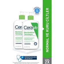 Cerave Nemlendiren Temizleyici Kuru Ciltler Için 473 ml X2