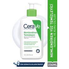 Cerave Normal ve Kuruya Dönük Ciltler Için Seramid & Hyalüronik Asit Içeren Nemlendiren Temizleyici 236ML