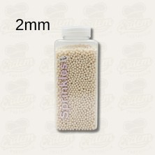 Dr. Gusto Sedef Inci Pasta Süsü - Parlak Yenilebilir Draje (Farklı Boy Seçenekleri) 2mm