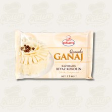 Ovalette Kazımalık Blok Ganaj (Kokolin) - 1.5 kg Beyaz