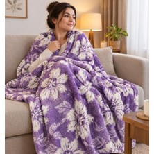 Goldline Avm Çift Kişilik Lüks Peluş Battaniye 180X220 (3,25 Kg)1 Adet