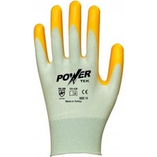 Powertek Sarı Nitril Eldiven 10'lu