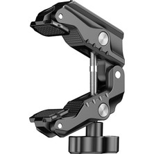 Ulanzi HD02 Super Clamp 3kg 360° Ball Head Ayarlanabilir Kelepçe - T099