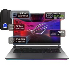Asus Rog Strix G18 G815LW-SA311 Ultra 9 290HX RTX5080 16GB 48GB 1tbssd 18'' Wqxga 240Hz WIN11 Pro + Elektropasaj Çanta