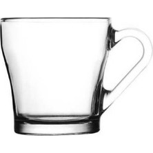 Paşabahçe GLASS4YOU Aria Kulplu Bardak 205 cc 6 Parçalı 55793 Şeffaf Cam Desensiz