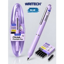 Writech Basmalı Dolma Kalem +5 Yedek Kartuş Hediyeli (Mavi Mürekkep)